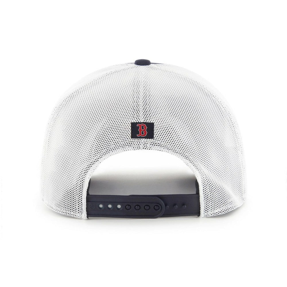 Boston Red Sox '47 Primary Team Logo American Flag Fill Trucker Snapback Hat | MLB New