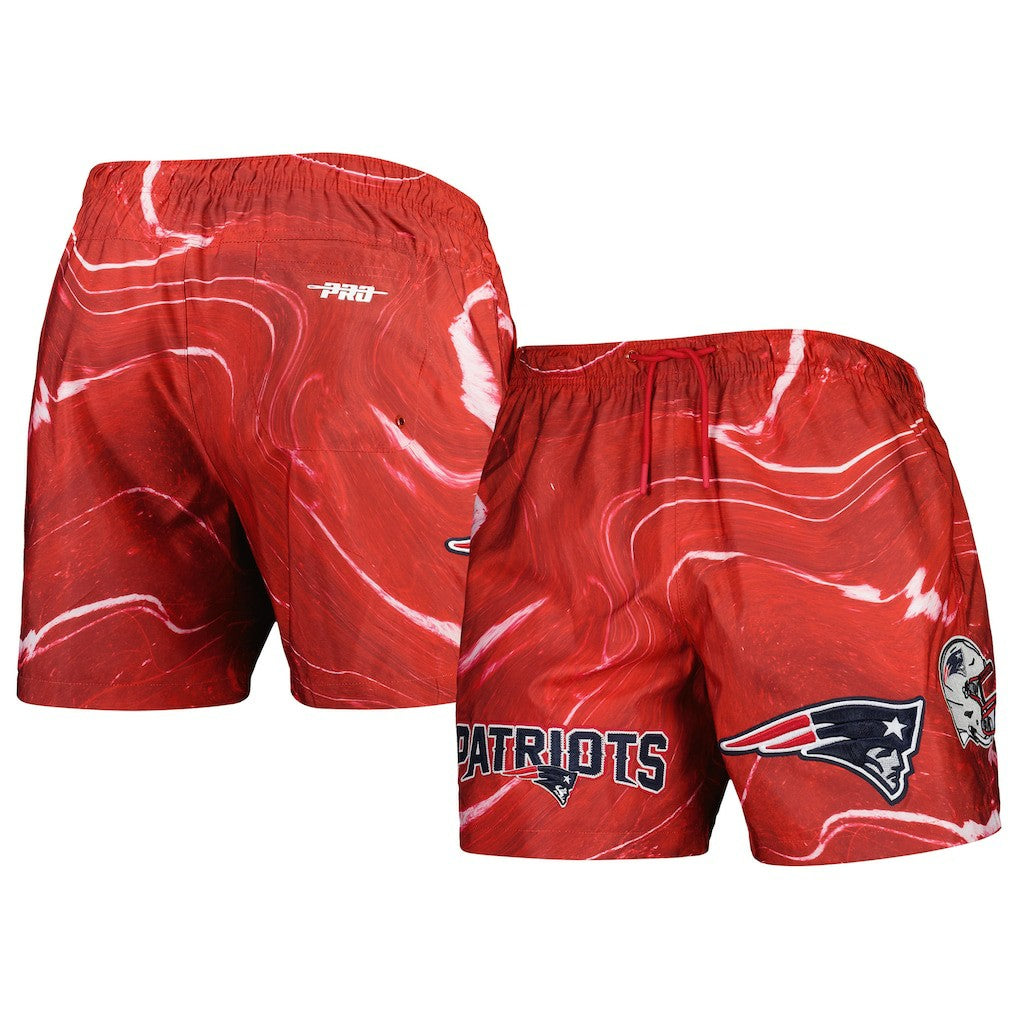 New England Patriots  Pro Standard Allover Marble Print Shorts