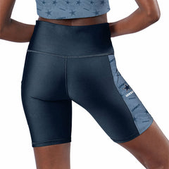 Dallas Cowboys  Certo Women's High Waist Two-Pocket Biker Shorts
