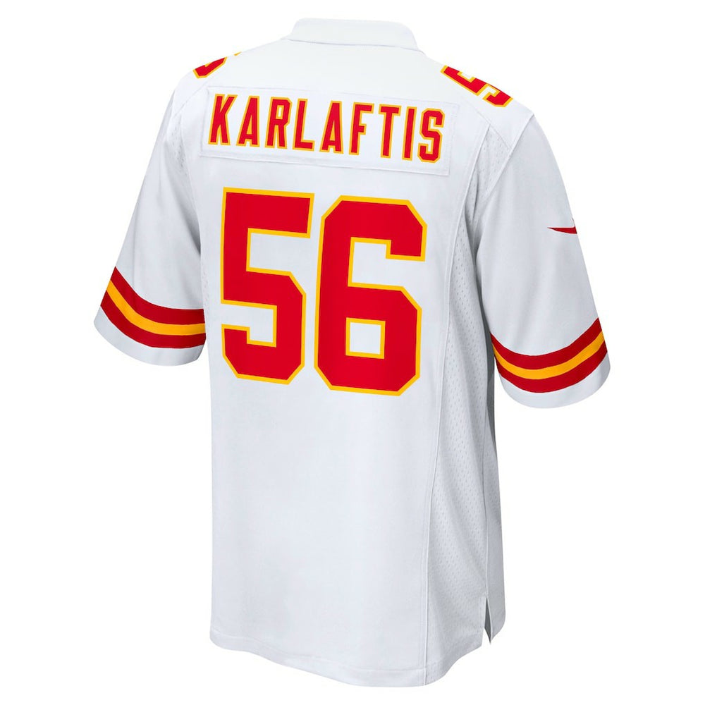 Kansas City Chiefs Nike George Karlaftis  Away Game Player Jersey