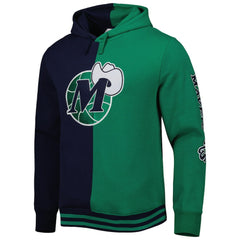 Dallas Mavericks Hardwood Classics Split Pullover Hoodie sale Discount
