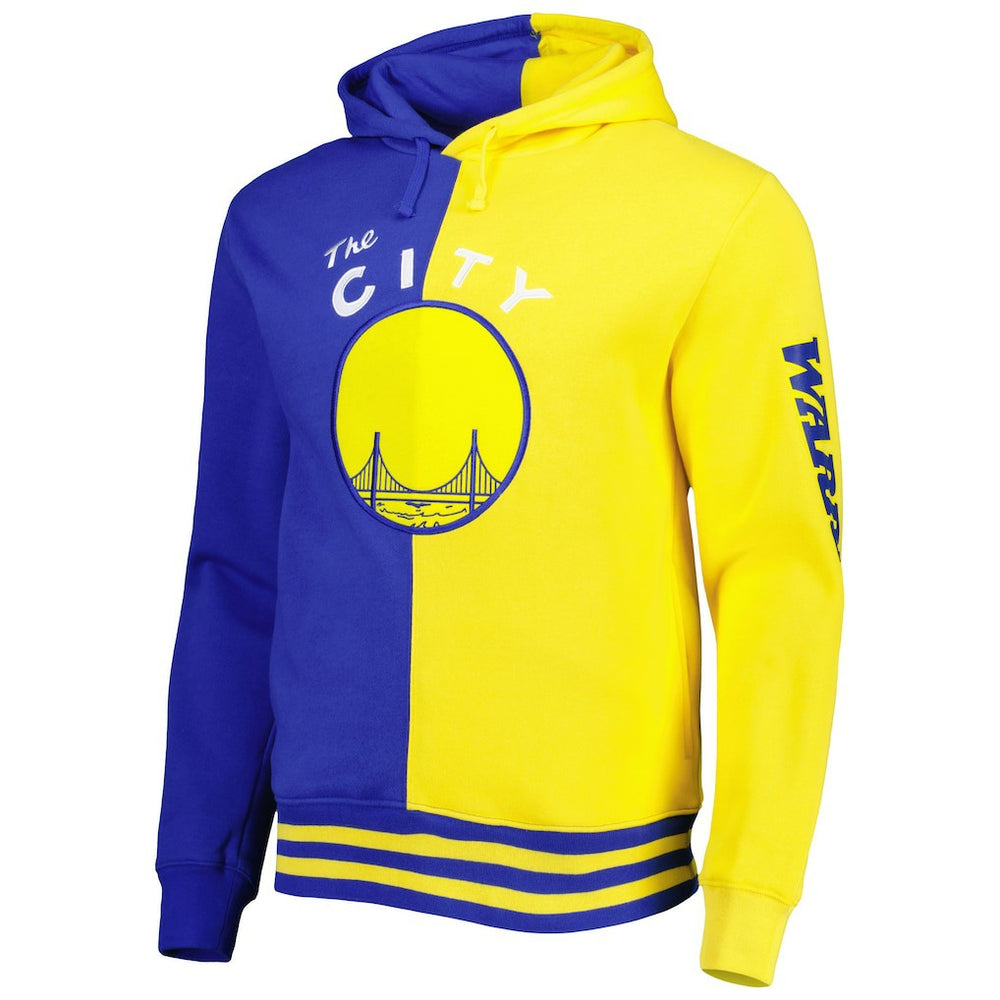 Golden State Warriors Hardwood Classics Split Pullover Hoodie sale On Sale