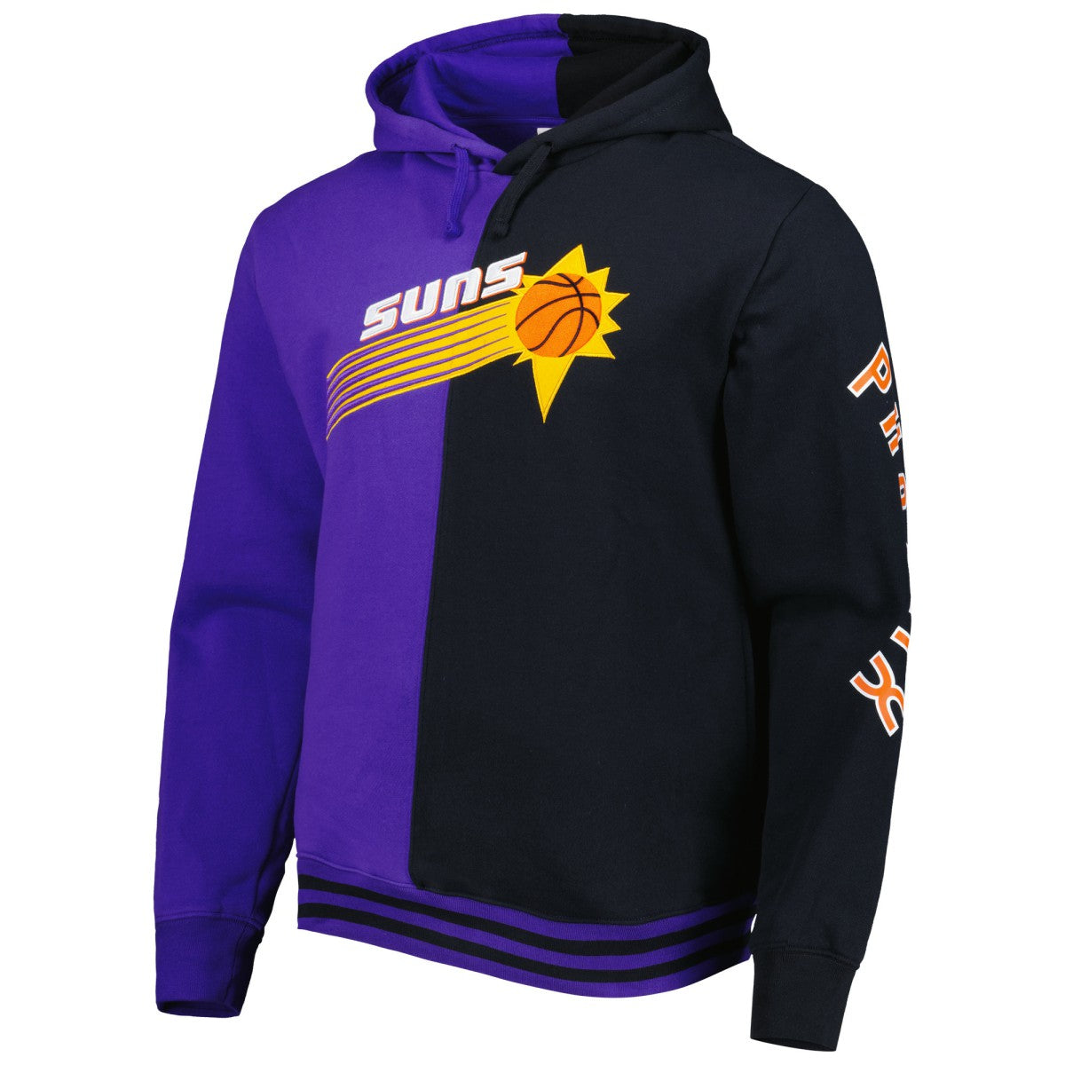 Phoenix Suns Hardwood Classics Split Pullover Hoodie New