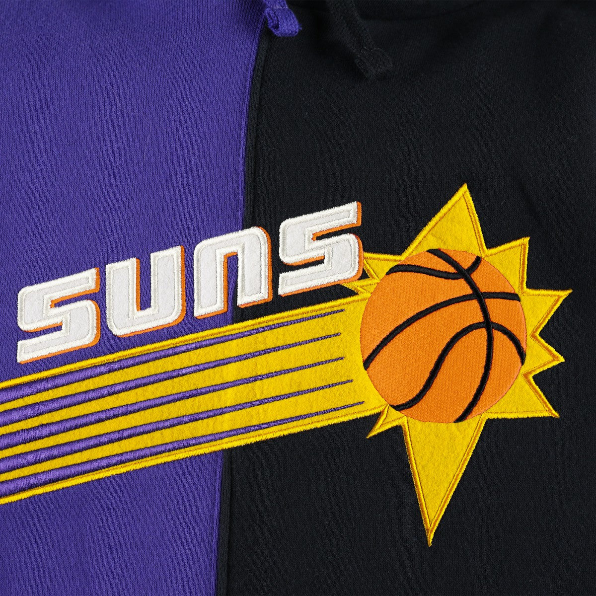 Phoenix Suns Hardwood Classics Split Pullover Hoodie New