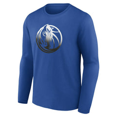 Dallas Mavericks Gradient Logo Long Sleeve T-Shirt sale For Sale