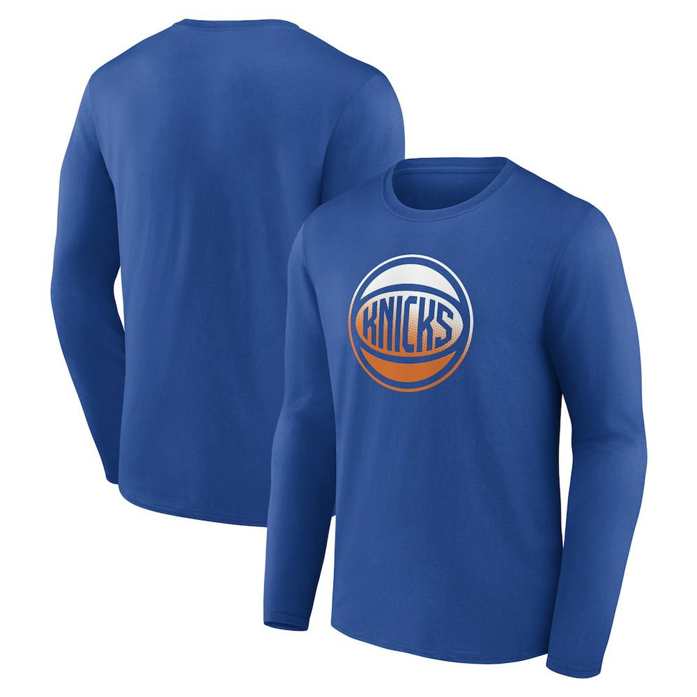 New York Knicks Gradient Logo Long Sleeve T-Shirt On Sale