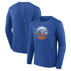New York Knicks Gradient Logo Long Sleeve T-Shirt On Sale