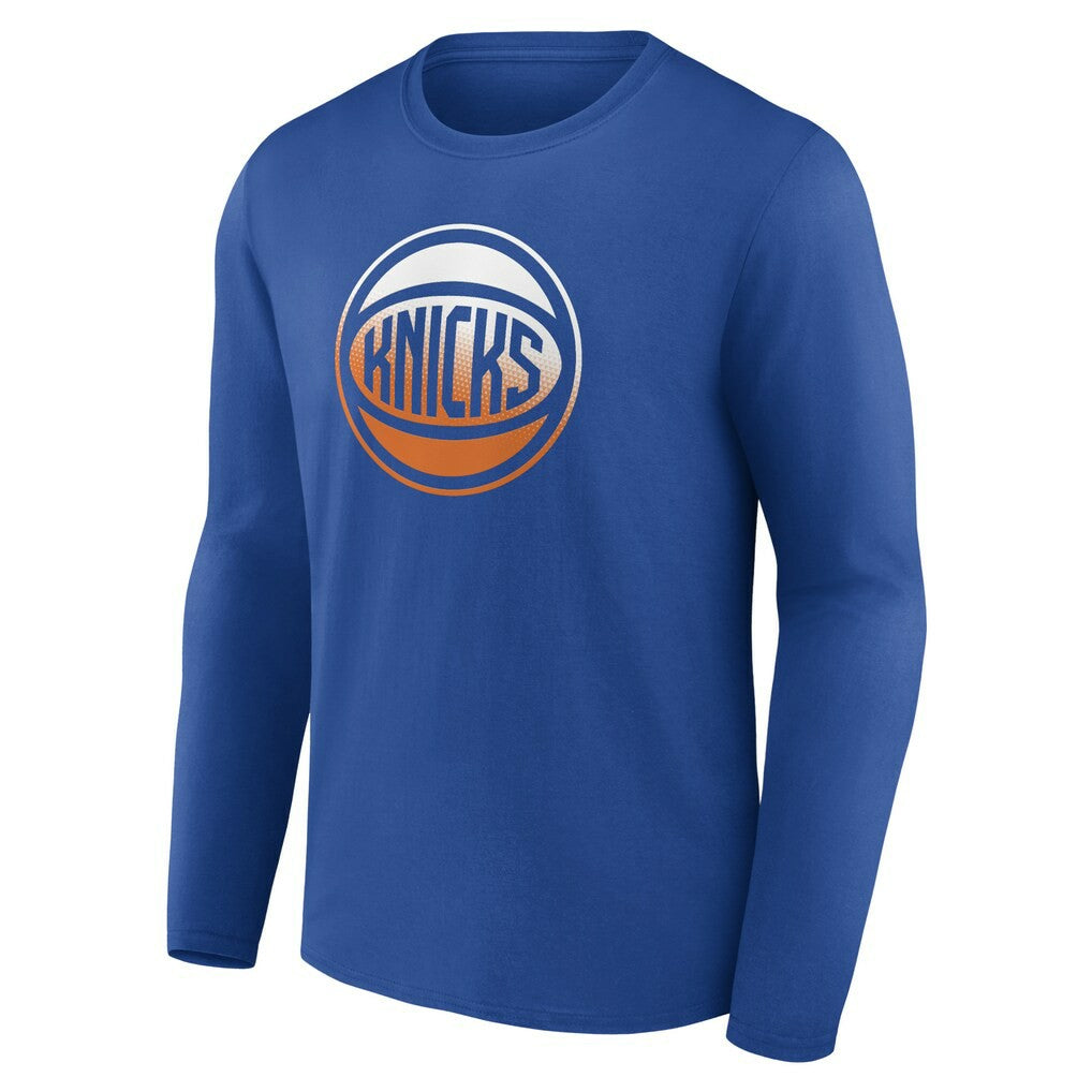 New York Knicks Gradient Logo Long Sleeve T-Shirt On Sale
