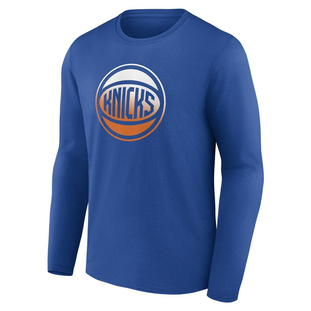 New York Knicks Gradient Logo Long Sleeve T-Shirt On Sale