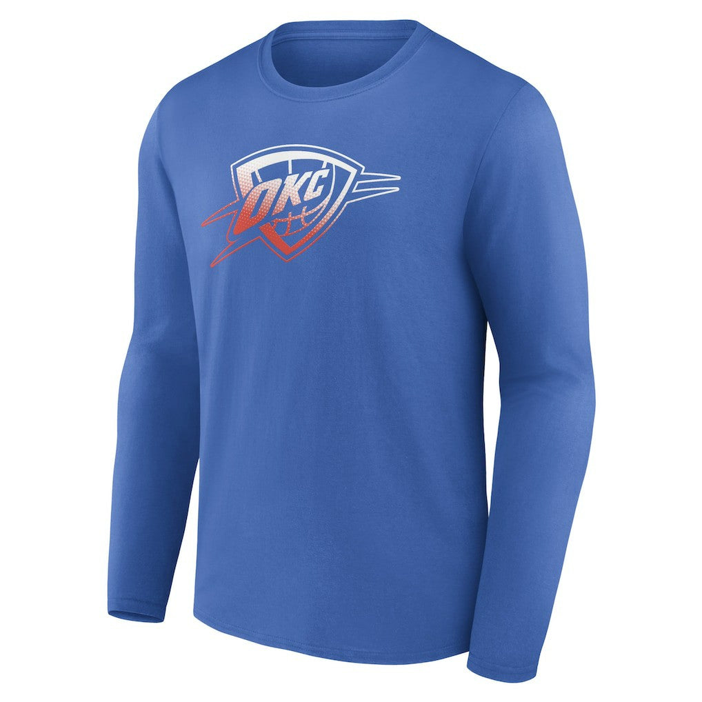 Oklahoma City Thunder Gradient Logo Long Sleeve T-Shirt Online