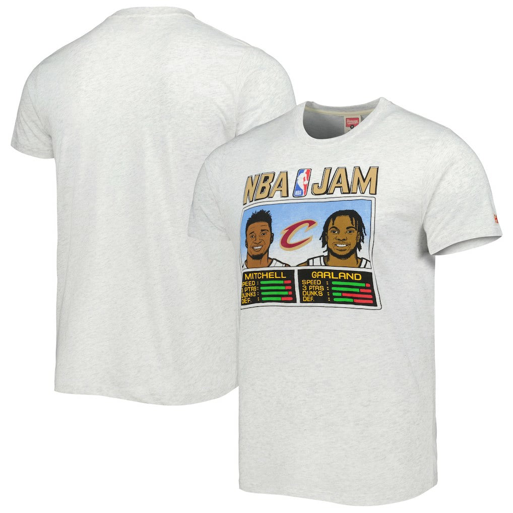 Donovan Mitchell & Darius Garland Cleveland Cavaliers Homage NBA Jam Tri-Blend T-Shirt sale On Sale