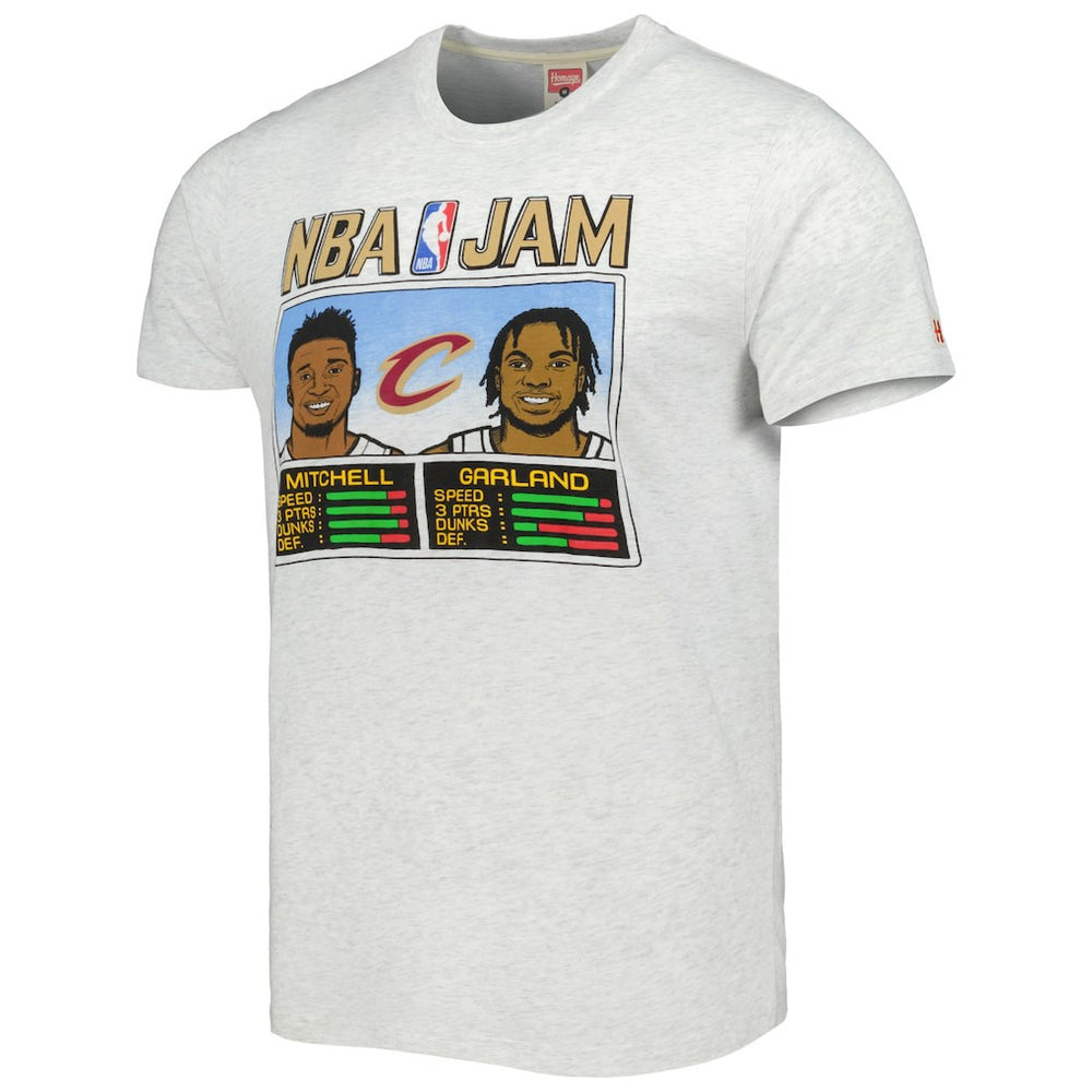 Donovan Mitchell & Darius Garland Cleveland Cavaliers Homage NBA Jam Tri-Blend T-Shirt sale On Sale
