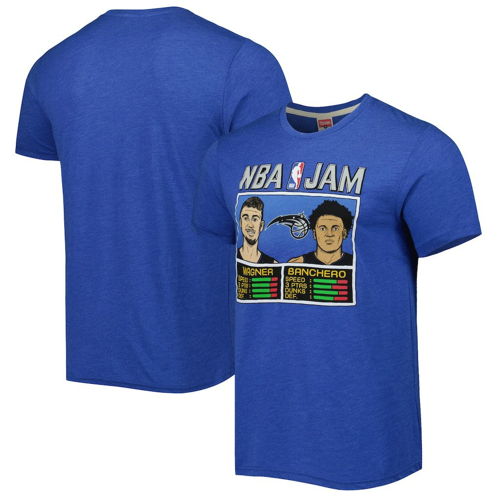 Franz Wagner & Paolo Banchero Orlando Magic Homage NBA Jam Tri-Blend T-Shirt Online
