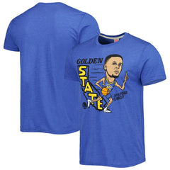 Stephen Curry Golden State Warriors Homage Caricature Tri-Blend T-Shirt sale On Sale