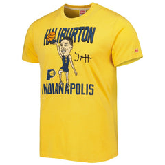 Tyrese Haliburton Indiana Pacers Homage Caricature Tri-Blend T-Shirt Online