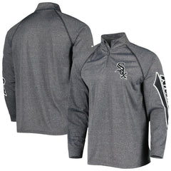 Chicago White Sox Stitches Wordmark Raglan Quarter-Zip Top | MLB US