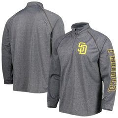 San Diego Padres Stitches Wordmark Raglan Quarter-Zip Top | MLB US