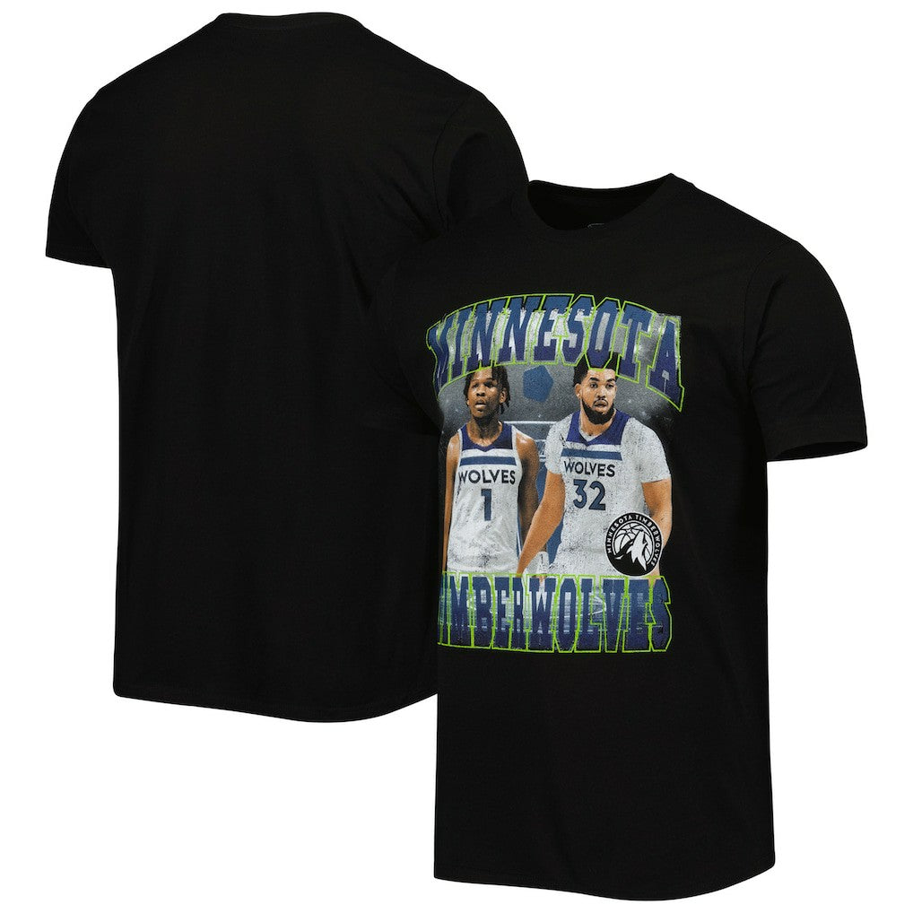 Anthony Edwards & Karl-Anthony Towns Minnesota Timberwolves Stadium Essentials Unisex Player Duo T-Shirt On Sale