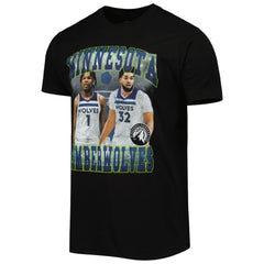Anthony Edwards & Karl-Anthony Towns Minnesota Timberwolves Stadium Essentials Unisex Player Duo T-Shirt On Sale