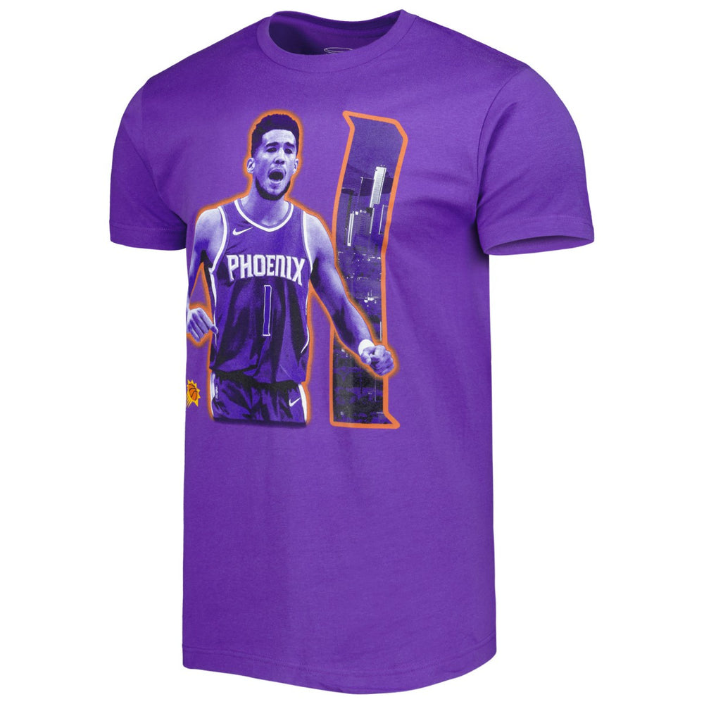 Devin Booker Phoenix Suns Stadium Essentials Unisex Player Skyline T-Shirt New