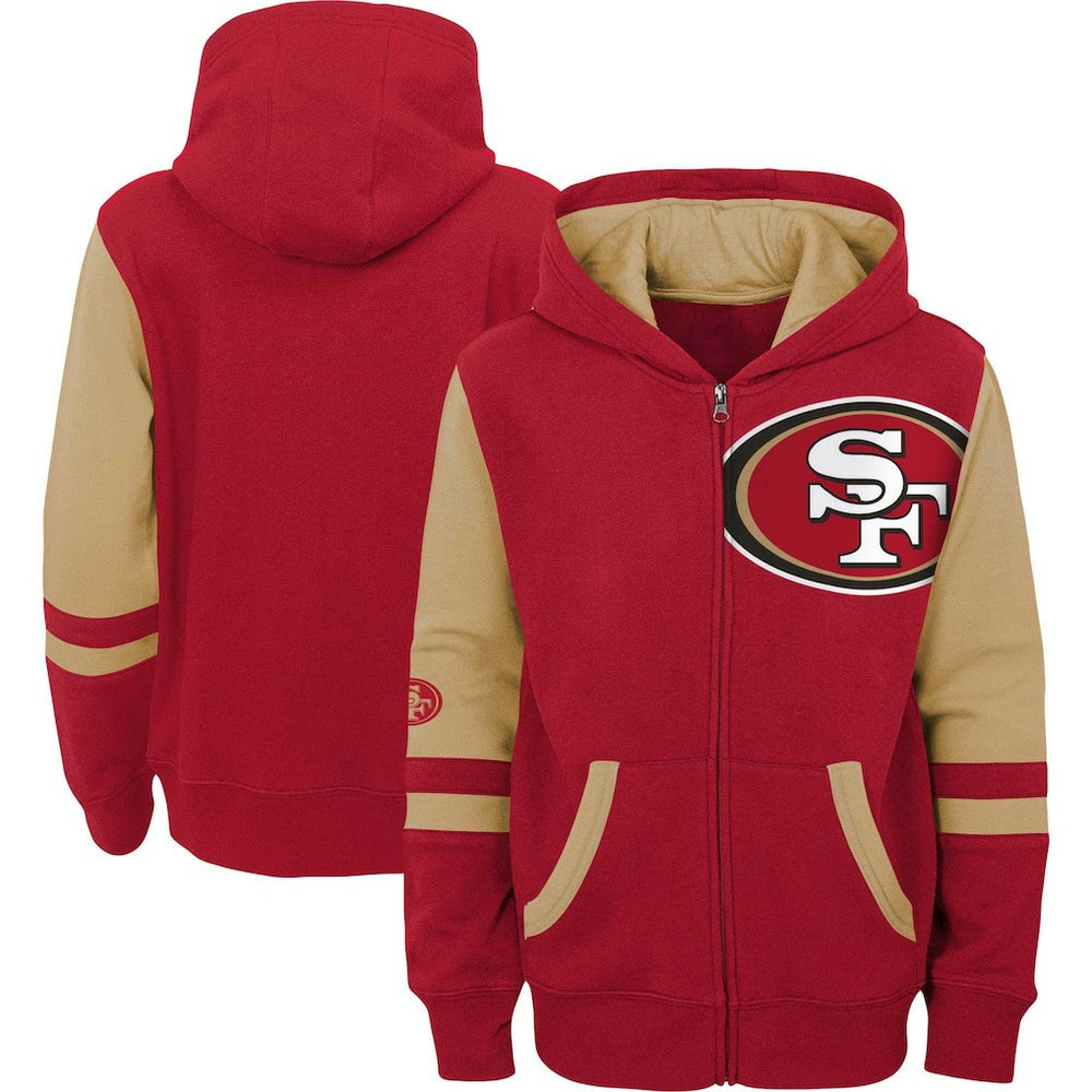 San Francisco 49ers  Preschool Stadium Color Block Full-Zip Hoodie