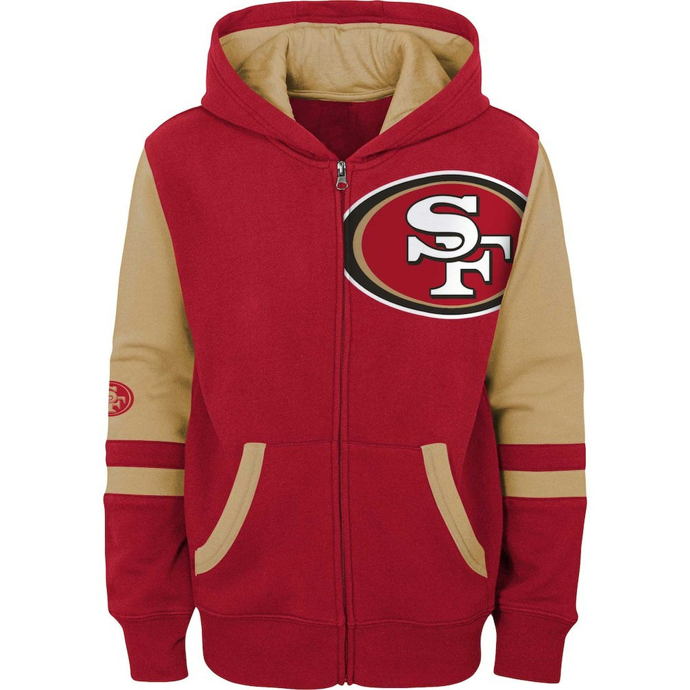 San Francisco 49ers  Preschool Stadium Color Block Full-Zip Hoodie