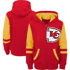 Kansas City Chiefs  Preschool Stadium Color Block Full-Zip Hoodie