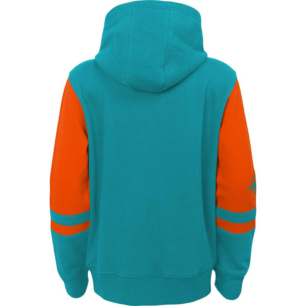 Miami Dolphins  Preschool Stadium Color Block Full-Zip Hoodie