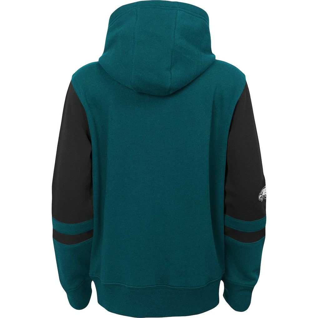 Philadelphia Eagles  Preschool Stadium Color Block Full-Zip Hoodie