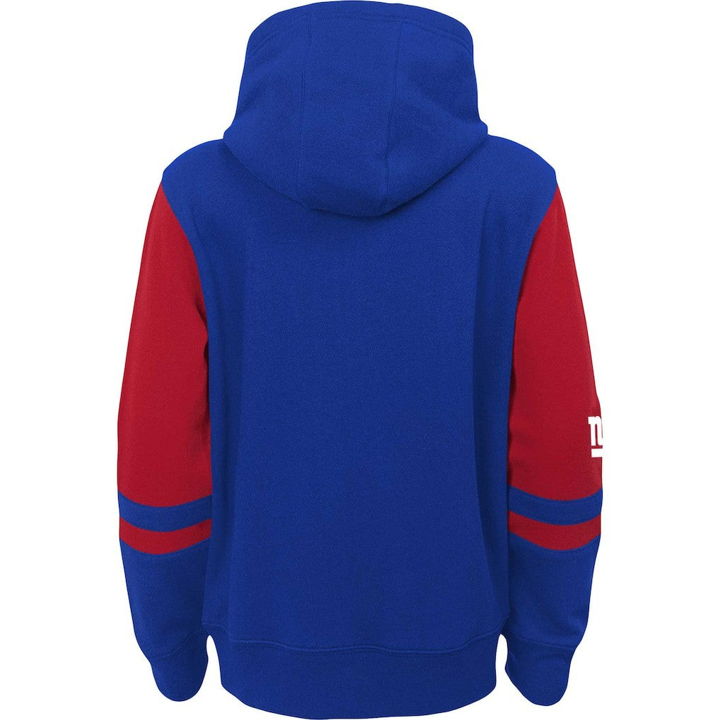 New York Giants  Preschool Stadium Color Block Full-Zip Hoodie