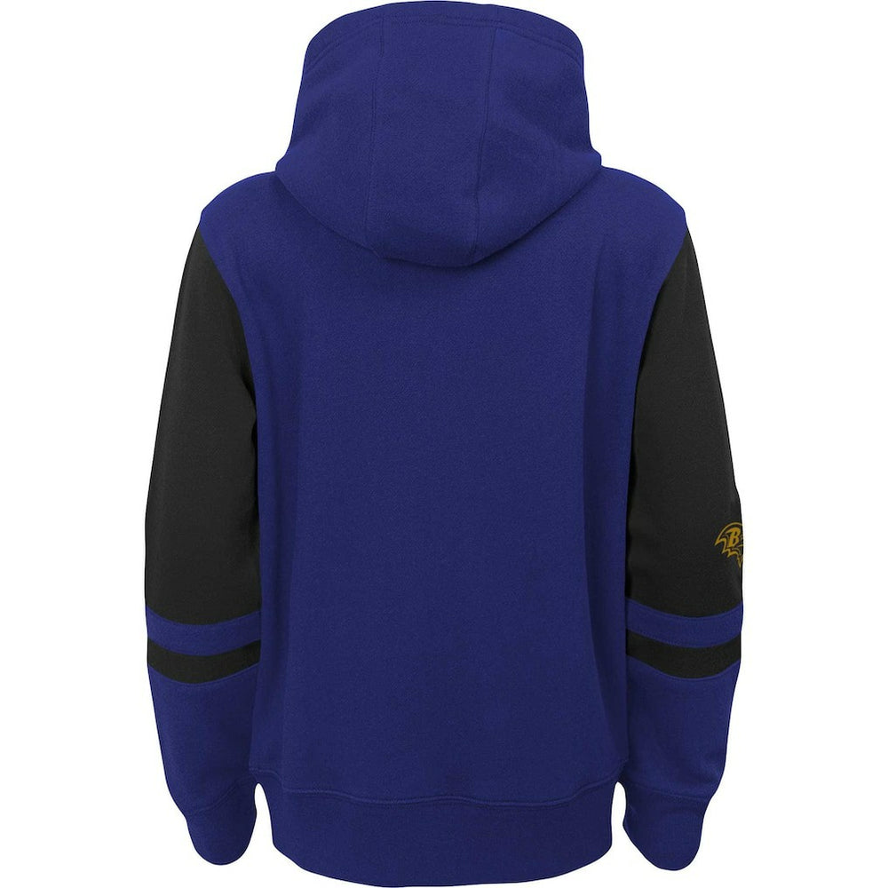 Baltimore Ravens  Preschool Stadium Color Block Full-Zip Hoodie
