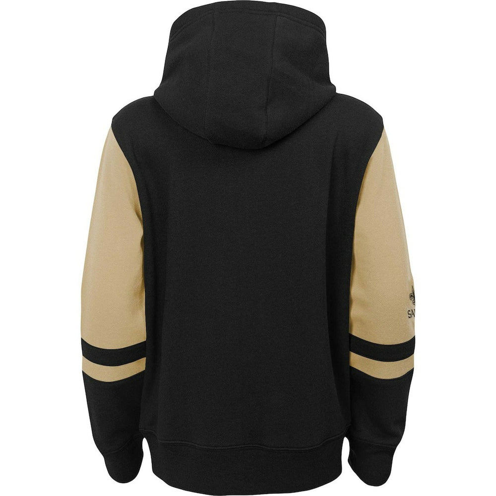 New Orleans Saints  Preschool Stadium Color Block Full-Zip Hoodie