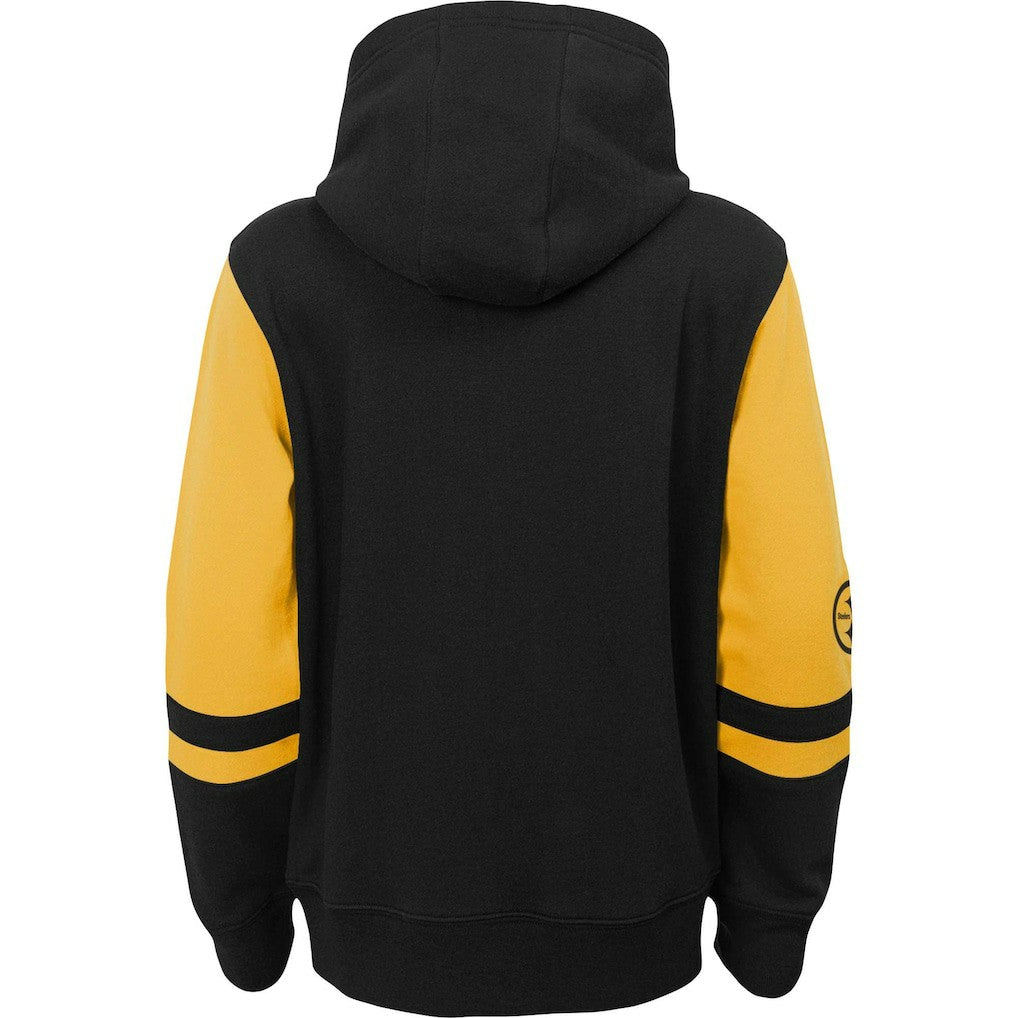 Pittsburgh Steelers  Preschool Stadium Color Block Full-Zip Hoodie