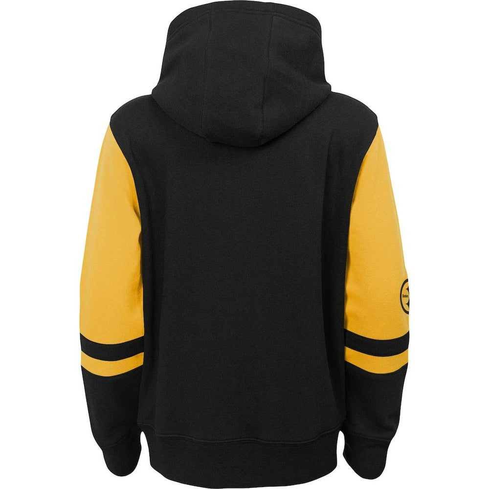 Pittsburgh Steelers  Preschool Stadium Color Block Full-Zip Hoodie