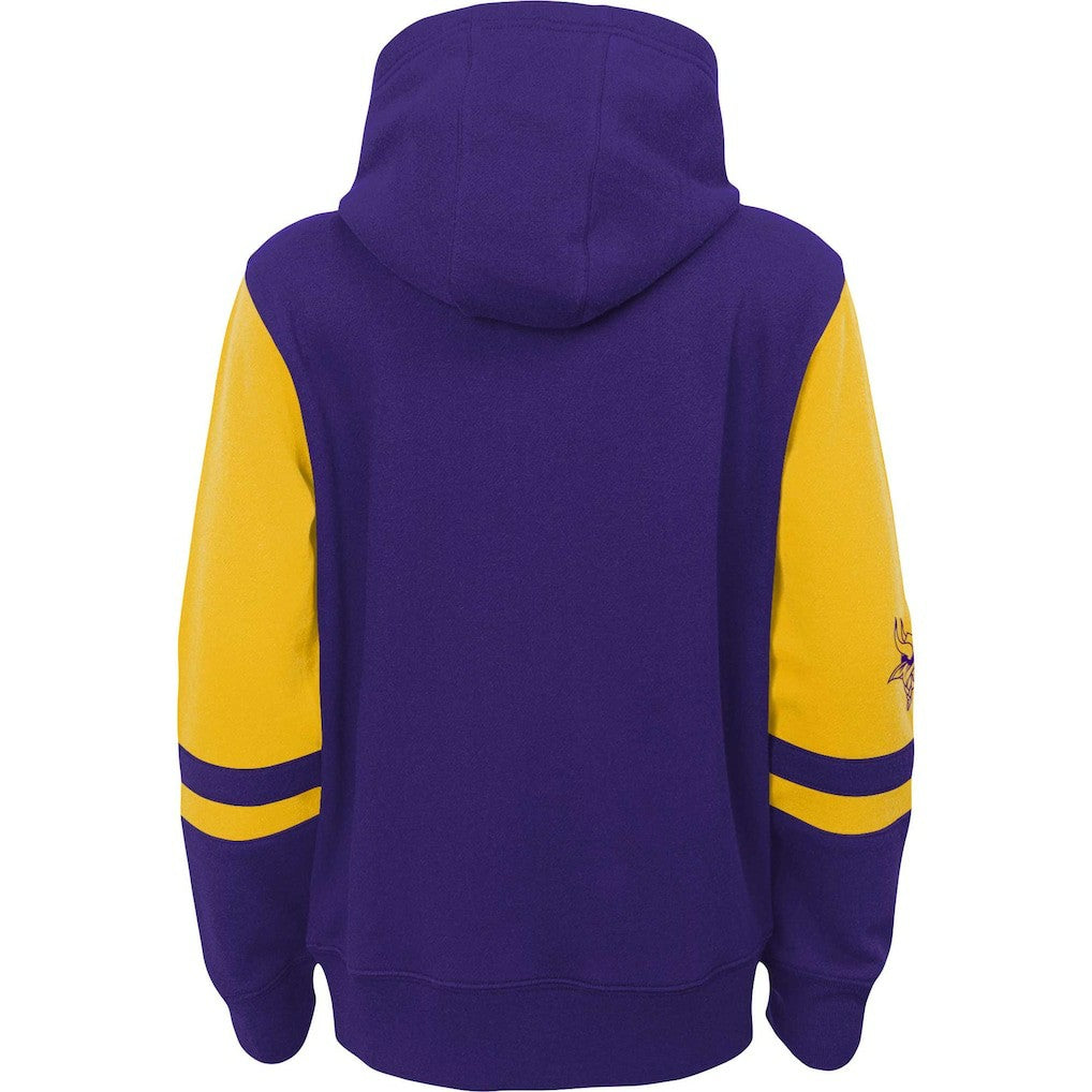 Minnesota Vikings  Preschool Stadium Color Block Full-Zip Hoodie
