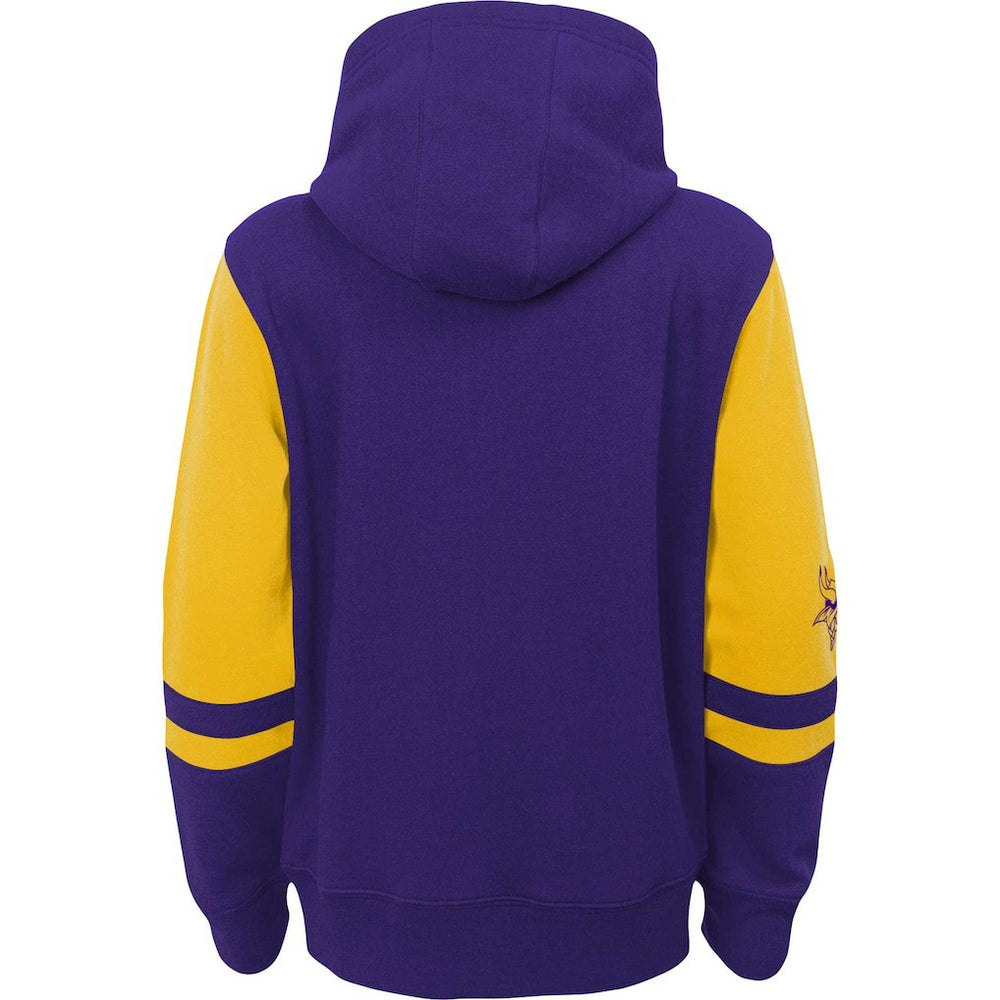 Minnesota Vikings  Preschool Stadium Color Block Full-Zip Hoodie