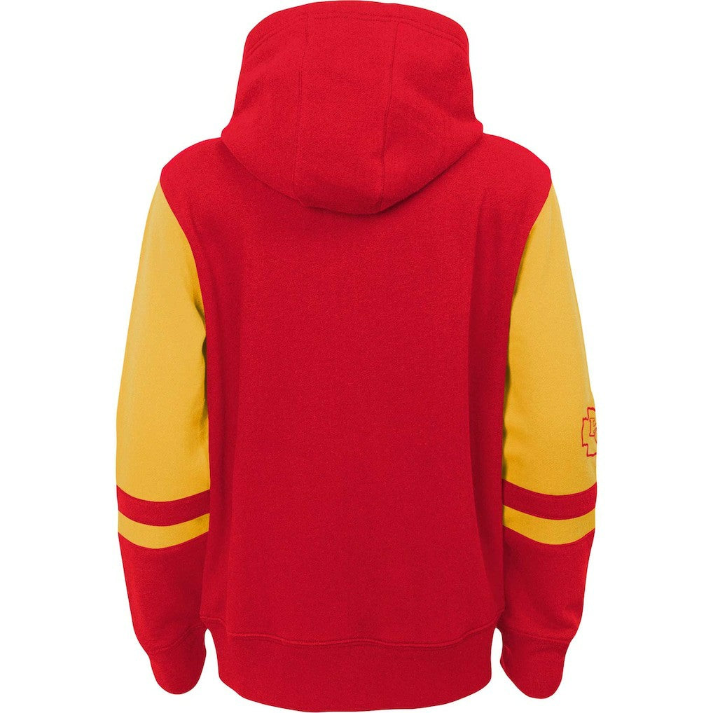 Kansas City Chiefs  Youth Colorblock Full-Zip Hoodie
