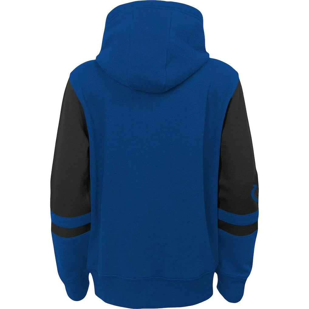 Indianapolis Colts  Youth Colorblock Full-Zip Hoodie