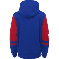 New York Giants  Youth Colorblock Full-Zip Hoodie