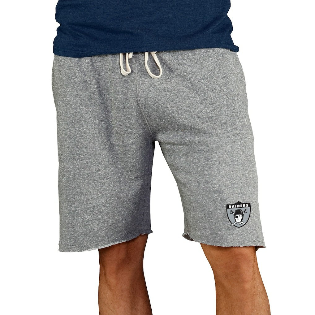Las Vegas Raiders  Concepts Sport Throwback Logo Mainstream Terry Shorts