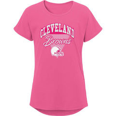 Cleveland Browns  Girls Youth Playtime Dolman T-Shirt