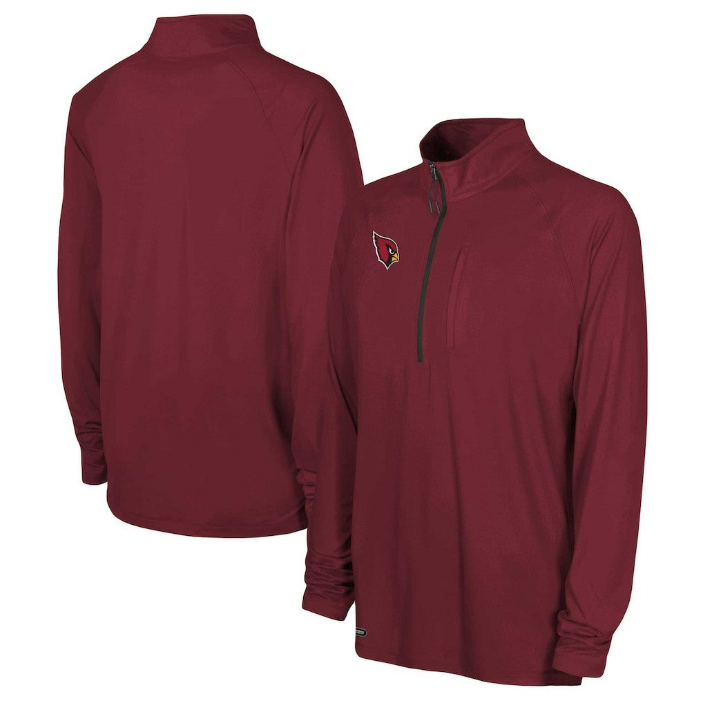 Arizona Cardinals  Combine Authentic Raglan Quarter-Zip Top