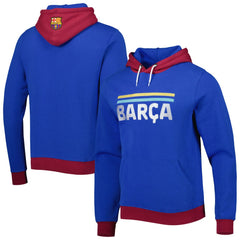 Barcelona Outdoor Pullover Hoodie Blue