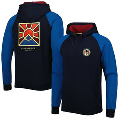 Club America Pride Raglan Pullover Hoodie Navy/Blue