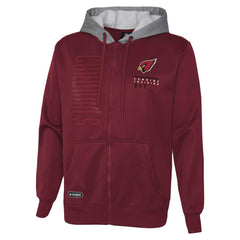Arizona Cardinals  Combine Authentic Field Play Full-Zip Hoodie Sweatshirt