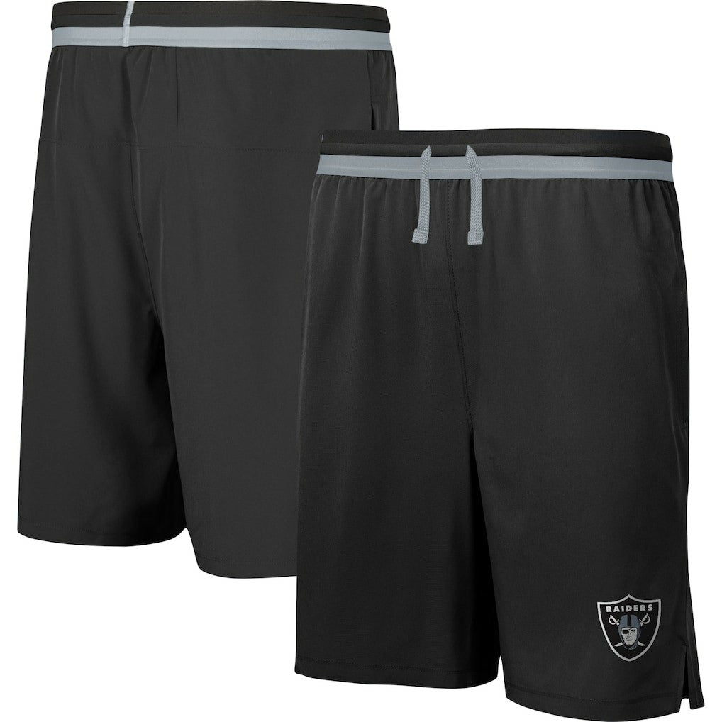 Las Vegas Raiders  Cool Down Tri-Color Elastic Training Shorts