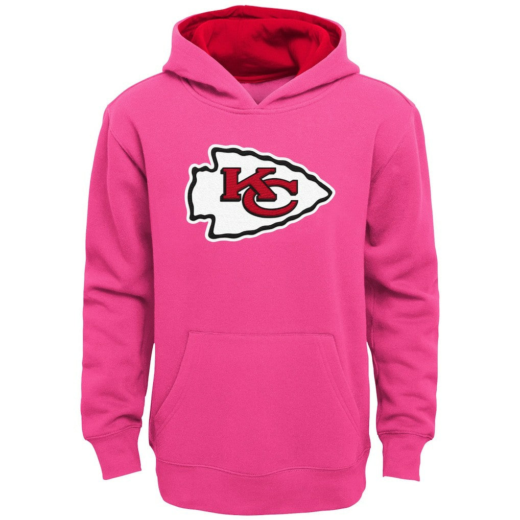 Kansas City Chiefs  Girls Youth Prime Pullover Hoodie