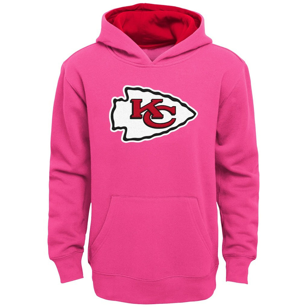 Kansas City Chiefs  Girls Youth Prime Pullover Hoodie