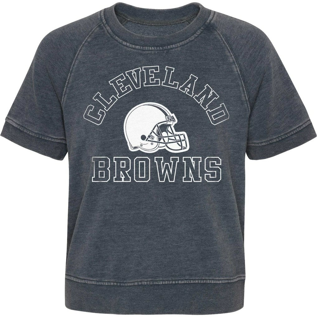 Cleveland Browns  Girls Juniors Cheer Squad Raglan T-Shirt