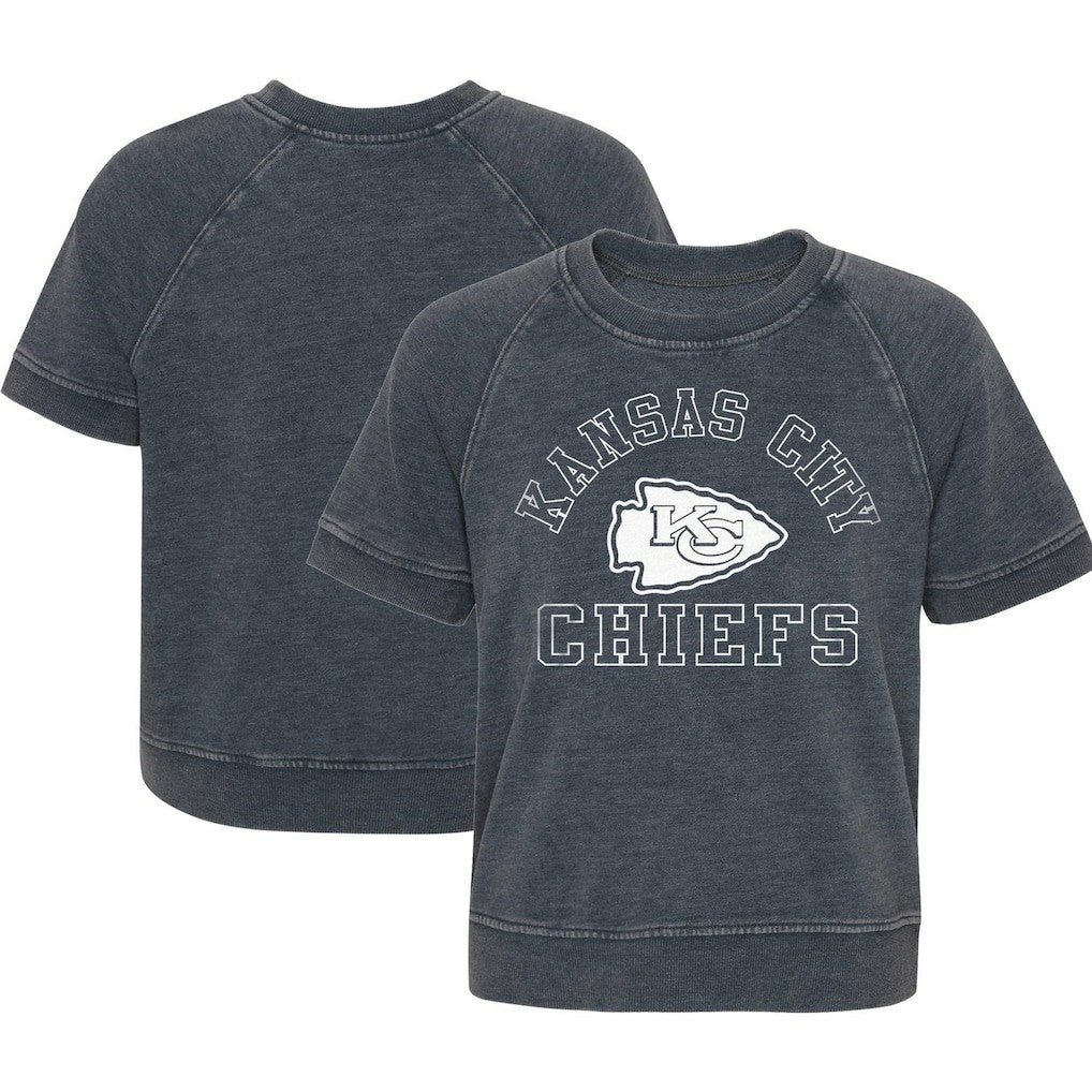 Kansas City Chiefs  Girls Juniors Cheer Squad Raglan T-Shirt